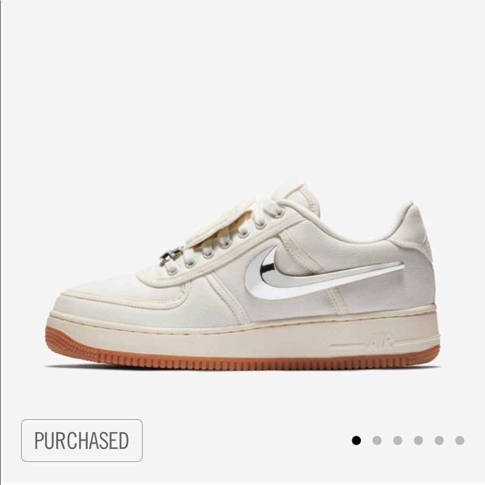 Travis Scott Air Force 1 Sail - Picture 7 of 8